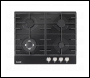 Sealey DH226 Baridi Gas Hob with 4 Cooking Zones 60cm - Black