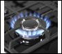 Sealey DH226 Baridi Gas Hob with 4 Cooking Zones 60cm - Black