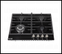 Sealey DH226 Baridi Gas Hob with 4 Cooking Zones 60cm - Black