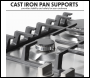 Sealey DH227 Baridi Gas Hob with 5 Cooking Zones 70cm - Stainless Steel