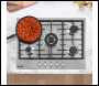 Sealey DH227 Baridi Gas Hob with 5 Cooking Zones 70cm - Stainless Steel