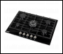 Sealey DH228 Baridi Gas Hob with 5 Cooking Zones 70cm - Black