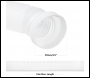 Sealey DH230 Baridi Condenser Vent Hose Pipe for Vented Tumble Dryers 1.5m x 3.5 inch 