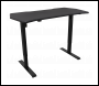 Sealey DH243 Dellonda Single Motor Ultra-Quiet Adjustable-Height Electric Sit/Stand Desk - Carbon Fibre Effect Desktop