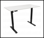 Sealey DH244 Dellonda White Electric Height Adjustable Standing Desk with Memory, Quiet, 1400x700mm