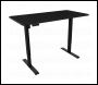 Sealey DH245 Dellonda Black Electric Height Adjustable Standing Desk with Memory, Quiet, 1400x700mm