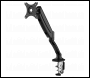 Sealey DH24 Dellonda Adjustable Single Monitor Arm with 360° Rotation - Black