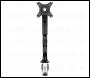 Sealey DH24 Dellonda Adjustable Single Monitor Arm with 360° Rotation - Black