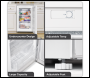 Sealey DH250 Baridi 55cm Undercounter Freezer with Adjustable Thermostat 85L - White