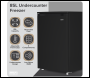 Sealey DH251 Baridi 55cm Undercounter Freezer with Adjustable Thermostat, 85L - Black