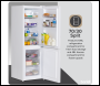 Sealey DH252 Baridi 70/30 Low Frost Fridge Freezer 157L Capacity - White