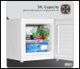 Sealey DH254 Baridi Mini Tabletop Fridge/Freezer, 31L Capacity - White