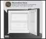 Sealey DH255 Baridi Mini Tabletop Fridge/Freezer, 31L Capacity - Black