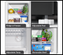 Sealey DH255 Baridi Mini Tabletop Fridge/Freezer, 31L Capacity - Black
