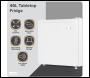 Sealey DH256 Baridi Tabletop Fridge with Ice Box, 46L Capacity, Adjustable Thermostat - White