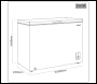 Sealey DH258 Baridi Freestanding Chest Freezer 254L Capacity - White