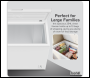Sealey DH258 Baridi Freestanding Chest Freezer 254L Capacity - White