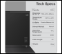 Sealey DH261 Baridi Freestanding Chest Freezer 299L Capacity - Black