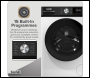 Sealey DH263 8/5kg Washer Dryer, Front Loading, 1400rpm Energy Rating A – White