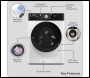 Sealey DH263 8/5kg Washer Dryer, Front Loading, 1400rpm Energy Rating A – White