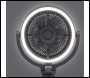 Sealey DH264 Baridi 12 inch  Pedestal Fan with Remote Control, Back Light & 12hr Timer - Grey