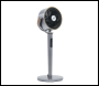 Sealey DH264 Baridi 12 inch  Pedestal Fan with Remote Control, Back Light & 12hr Timer - Grey
