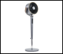 Sealey DH264 Baridi 12 inch  Pedestal Fan with Remote Control, Back Light & 12hr Timer - Grey