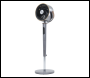 Sealey DH264 Baridi 12 inch  Pedestal Fan with Remote Control, Back Light & 12hr Timer - Grey