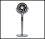 Sealey DH264 Baridi 12 inch  Pedestal Fan with Remote Control, Back Light & 12hr Timer - Grey