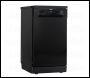 Sealey DH267 Baridi Slimline Freestanding Dishwasher 45cm Wide 10 Place Settings - Black