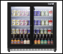 Sealey DH273 Baridi Back Bar Drinks Fridge/Cooler with Double Sliding Doors, 190L Capacity