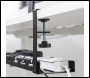 Sealey DH276 Dellonda Extendable Cable Management Tray 435/730 x 130 x 190 - Black