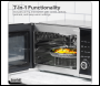 Sealey DH277 Baridi 7-in-1 Air Fryer Microwave & Grill, 28L Capacity - Black