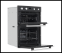 Sealey DH278 Baridi 72cm Built-Under Double Oven, 74L Capacity, Energy Rating A – Black
