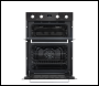 Sealey DH278 Baridi 72cm Built-Under Double Oven, 74L Capacity, Energy Rating A – Black