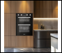 Sealey DH278 72cm Built-Under Double Oven, 74L Capacity, Energy Rating A - Black