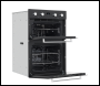 Sealey DH278 72cm Built-Under Double Oven, 74L Capacity, Energy Rating A - Black