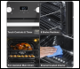 Sealey DH279 90cm Built-In Double Oven, 88L Capacity, Energy Rating A - Black