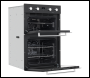 Sealey DH279 Baridi 90cm Built-In Double Oven, 88L Capacity, Energy Rating A - Black