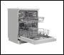 Sealey DH280 Baridi Regular Sized Freestanding Dishwasher 60cm Wide 13 Place Settings - Silver