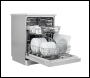 Sealey DH280 Baridi Regular Sized Freestanding Dishwasher 60cm Wide 13 Place Settings - Silver
