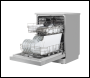 Sealey DH280 Baridi Regular Sized Freestanding Dishwasher 60cm Wide 13 Place Settings - Silver