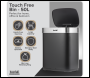 Sealey DH281 Baridi Sensor Bin 50L - Black/Stainless Steel