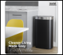 Sealey DH283 Sensor Bin 80L - Black/Stainless Steel