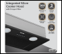 Sealey DH285 Baridi Cooker Hood with 5 Layer Filter 52cm - Black
