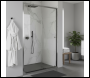 Sealey DH292 Sliding Shower Door 1000 x 1850mm, 6mm Tempered Glass, Reversible - Chrome