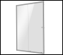 Sealey DH292 Sliding Shower Door 1000 x 1850mm, 6mm Tempered Glass, Reversible - Chrome