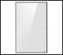 Sealey DH292 Sliding Shower Door 1000 x 1850mm, 6mm Tempered Glass, Reversible - Chrome