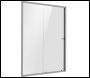 Sealey DH294 Sliding Shower Door 1200 x 1850mm, 6mm Tempered Glass, Reversible - Chrome