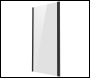 Sealey DH297 Side Panel for Sliding Shower Doors, 6mm Tempered Glass - Black